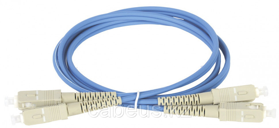 Коммутационный шнур оптический ITK, Duplex SC/SC (UPC/UPC), OM4 50/125, LSZH, 70м, цвет: голубой, - фото 1 - id-p113388723