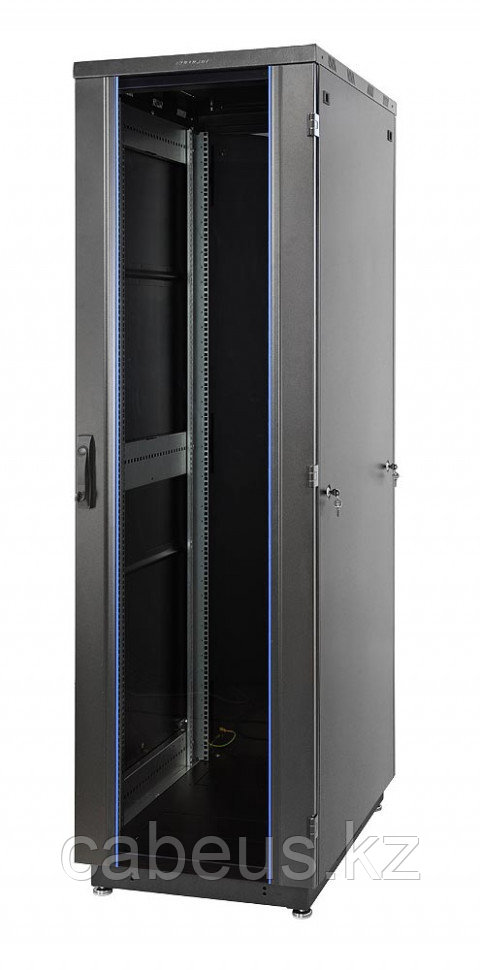Шкаф телекоммуникационный напольный Eurolan S3000, IP20, 22U, 1140х600х800 мм (ВхШхГ), дверь: стекло, задняя - фото 1 - id-p113391542