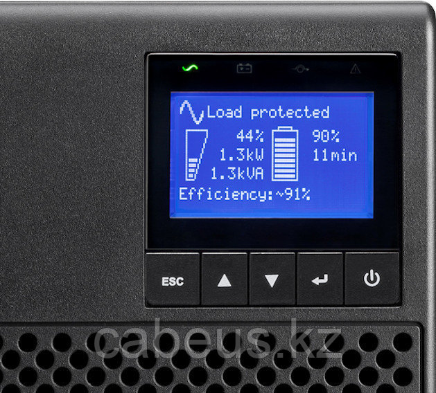ИБП Eaton 9SX, 5000ВА, встроенный байпас, онлайн, напольный, 244х542х575 (ШхГхВ), 230V, однофазный, Ethernet, - фото 2 - id-p113384642