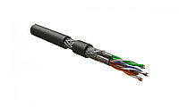 Өнеркәсіптік интерфейс кабелі Hyperline, S/FTP, 4 пар., мыс. 7A, к п тізбекті, қарусыз, топтарға арналған.