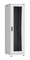 Шкаф телекоммуникационный напольный TLK Practical, IP20, 42U, 2012х600х800 мм (ВхШхГ), дверь: стекло, задняя