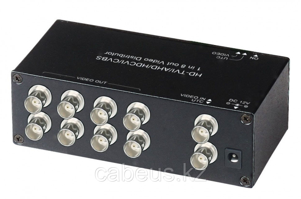 Распределитель SC&T, портов: 8, BNC, для видеосигнала, входы: BNC 1 порт, (CD108HD) - фото 2 - id-p113398700