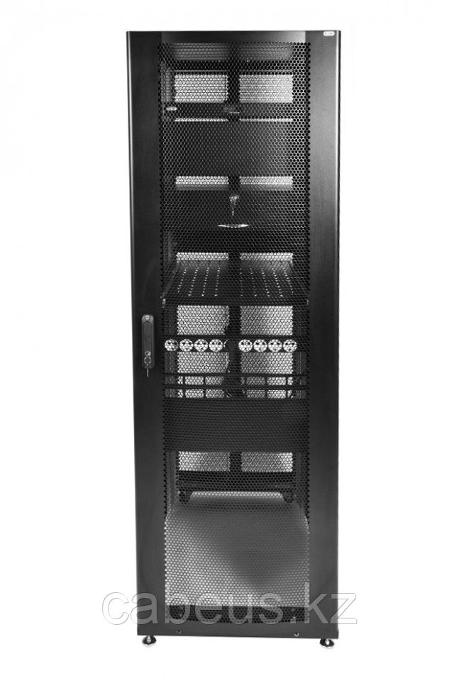 Шкаф серверный напольный ЦМО ШТК-С Проф, 42U, 1950х600х1200 мм (ВхШхГ), дверь: перфорация, задняя дверь: - фото 1 - id-p113392537
