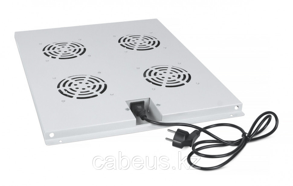 Вентиляторный модуль Cabeus, 1U, 40х423х515 мм (ВхШхГ), вентиляторов: 4, поток: 600 м3/ч, в напольные шкафы - фото 1 - id-p113393704
