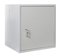 Шкаф телекоммуникационный настенный ЦМО ШРН-А, 12U, 633х600х530 мм (ВхШхГ), цвет: серый, (антивандальный)