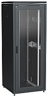 Шкаф телекоммуникационный напольный ITK LINEA N, IP20, 42U, 2055х800х800 мм (ВхШхГ), дверь: стекло, задняя