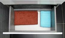 Тумба подвесная под умывальник "Радуга 60" Ева с одним ящиком В1 Бетон Айсберг, фото 5