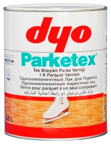 Лак паркетный глянцевый PARKETEX DYO 427-9001, 2,5л - фото 1 - id-p112418714