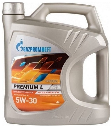 Моторное масло Gazpromneft Premium L 5W30 SL/CF/A3/B3 п/с 4л - фото 1 - id-p113401228