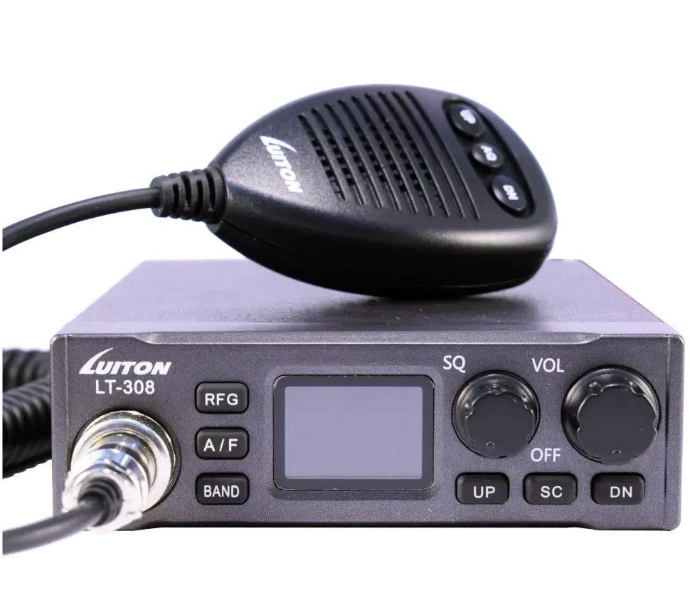 Рация CB Luiton LT-308 для авто, дальнобойщиков 27МГц СиБИ диапазона автомобильная СВ радиостанция, фото 1