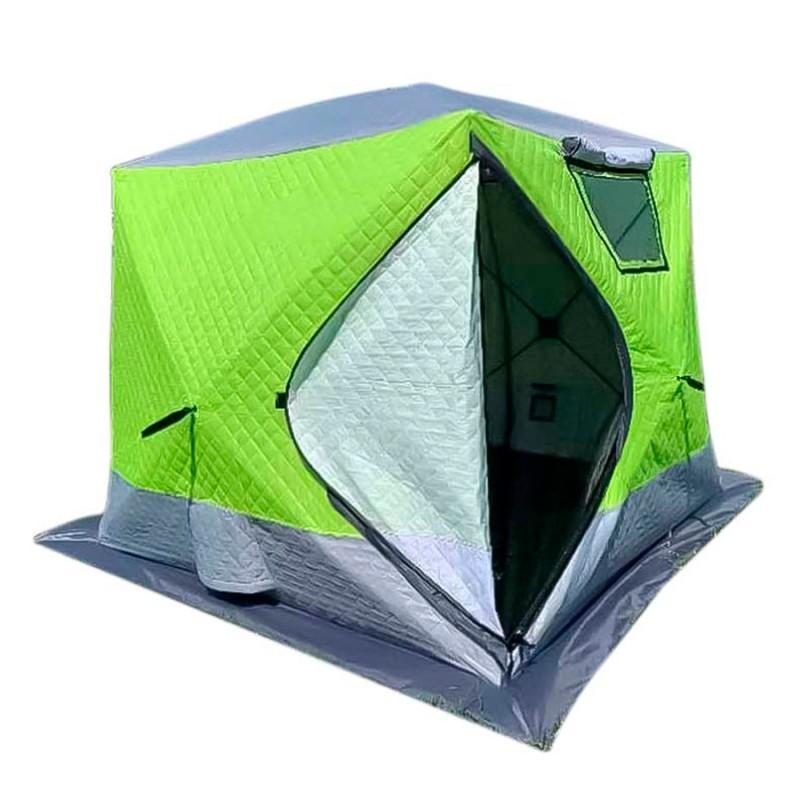 Мобильная баня/Трехслойная палатка-куб для зимней рыбалки Mircamping 2018