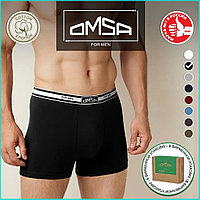 Трусы мужские боксеры "OMSA" черные (р.46 (M)