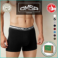 Трусы мужские боксеры "OMSA" черные (р.44 (S)