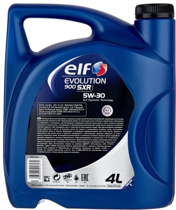 Моторное масло Elf Evolution 900 SXR 5W30 SL/CF син 1л - фото 1 - id-p113401522