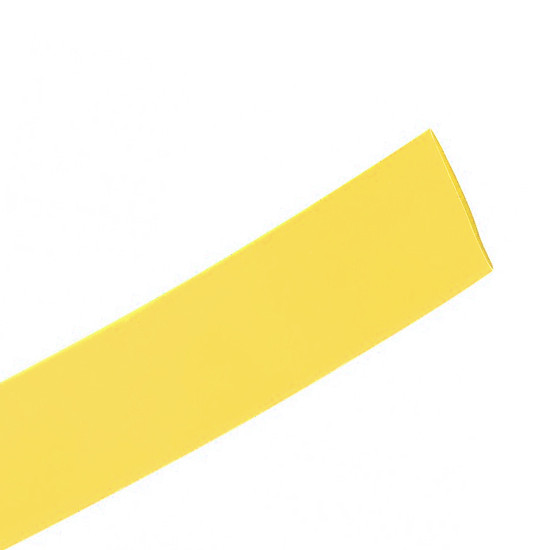 Трубка термоусаживаемая Deluxe 8/4 желтая (100 м в упаковке) - фото 1 - id-p113401794