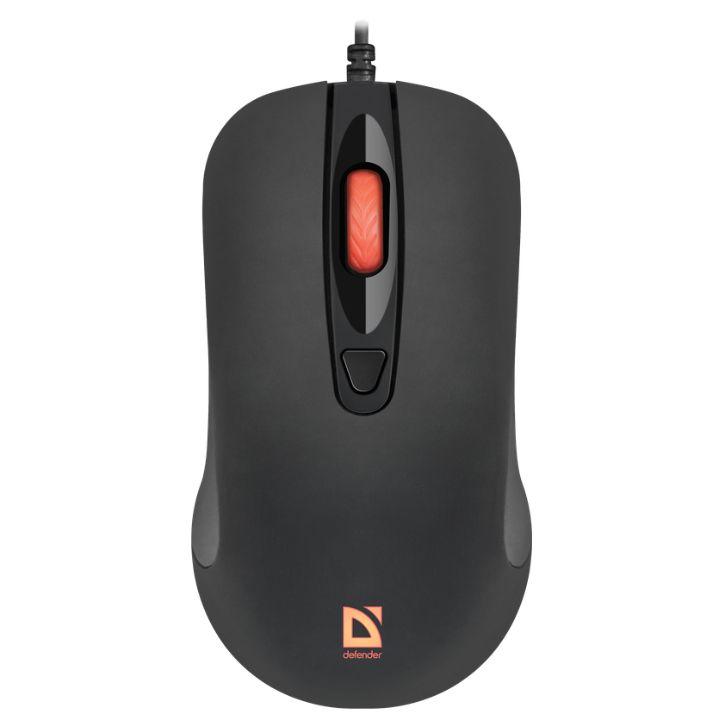 Мышь проводная Defender Ultra Classic MB-280 черный, фото 1