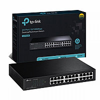 Коммутатор TP-LINK TL-SF1024 24-Port 100Mbps, 1U 19", стоечный, металический корпус