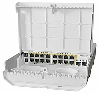 Сетевой коммутатор MikroTik CRS318-16P-2S+OUT with 800MHz CPU, 256MB RAM, 16x Gigabit LAN w/PoE-out