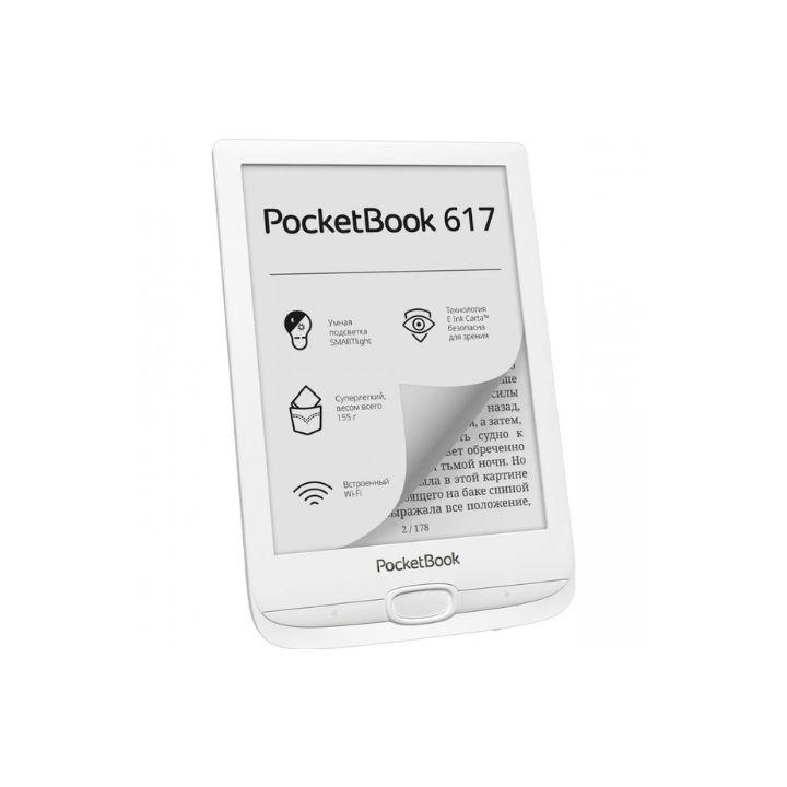 Электронная книга PocketBook PB617-D-CIS белый - фото 1 - id-p113402588