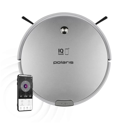 Робот-пылесос Polaris PVCR 0833 WI FI IQ Home Серебристый