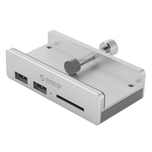 USB Хаб ORICO MH2AC-U3-SV-BP USB3.0 Type-A х 2, SD х 1, 100cm, 89*46*23mm - фото 1 - id-p113403092