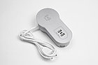 Shelbi STS-2U1C-S Настольный встраиваемый бокс 2 USB, 1 Type-C, беспроводная зарядка, шнур 1,5 м., серебро, фото 3