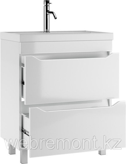 Тумба с раковиной "Радуга  70 ЕВА" с 2 ящиками - АЙСБЕРГ