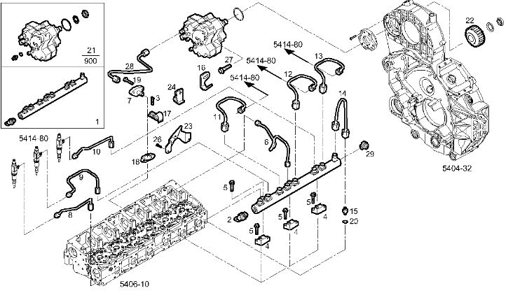Трубка топливная Iveco 682 Tipper, Hongyan
