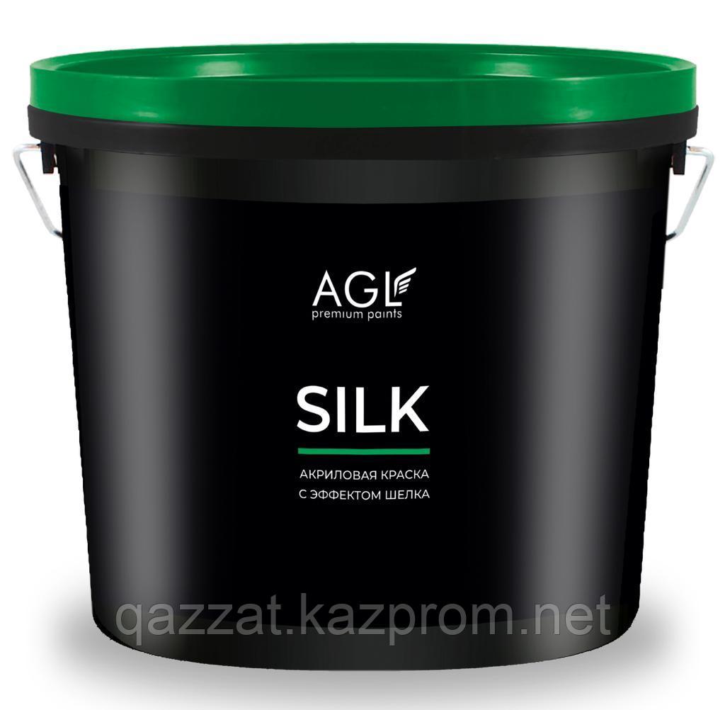 Акриловая краска с эффектом шёлка "AGL SILK" 5кг.