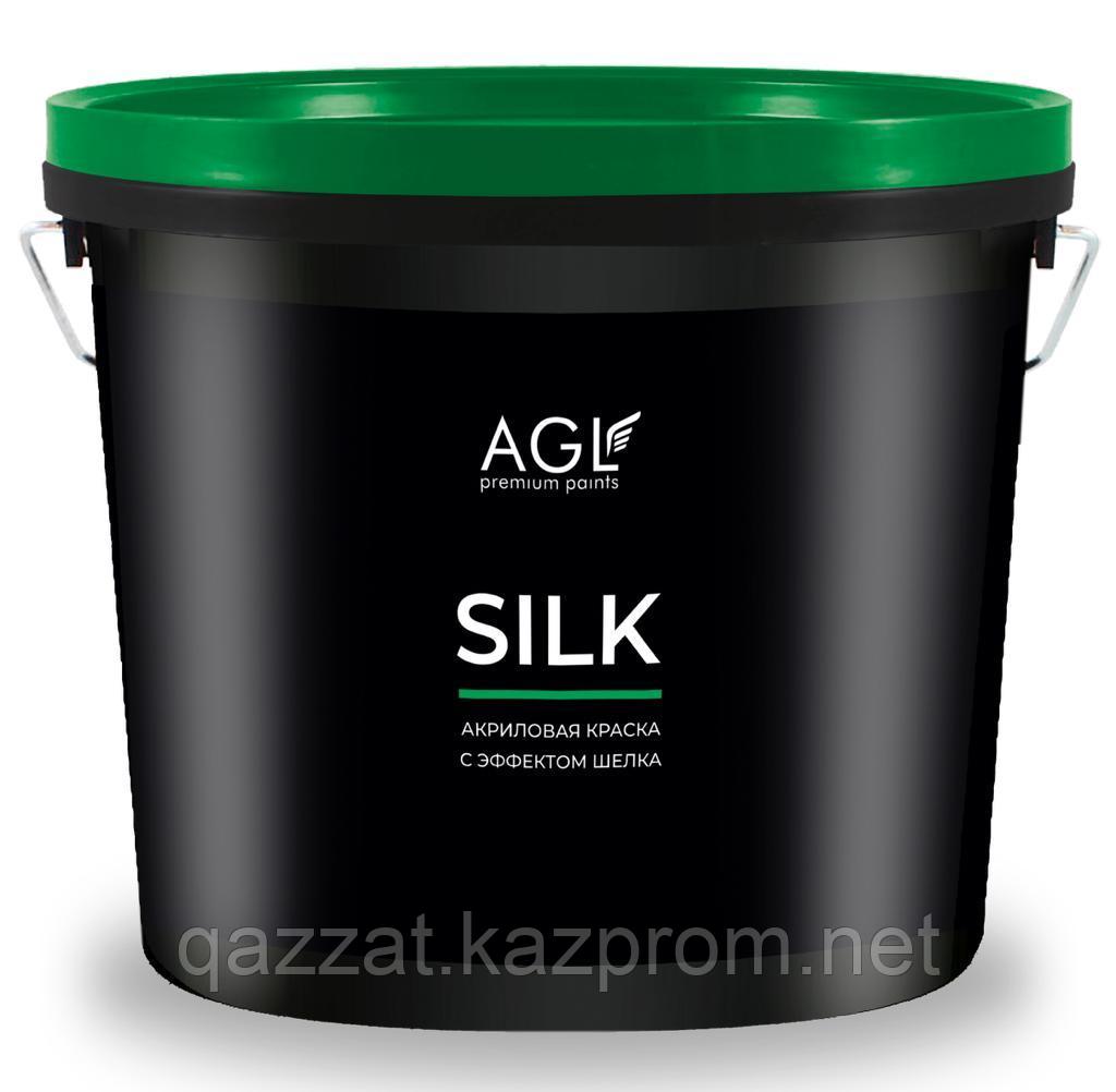 Акриловая краска с эффектом шёлка "AGL SILK" 5кг. - фото 1 - id-p113400283