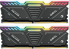 Оперативная память 32GB Kit (2x16GB)GEIL Polaris RGB 5600Mhz DDR5 GOSG532GB5600C38ADC Gray