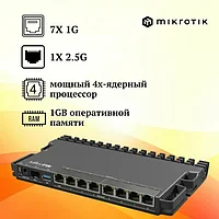 Сетевой Маршрутизатор MikroTik RB5009UPr+S+IN, 7x1G LAN, 1x2,5G LAN, 1x10G SFP+, POE 130W