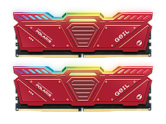 Оперативная память 32GB Kit (2x16GB) GEIL Polaris RGB 4800Mhz DDR5 GOSR532GB4800C40DC Red