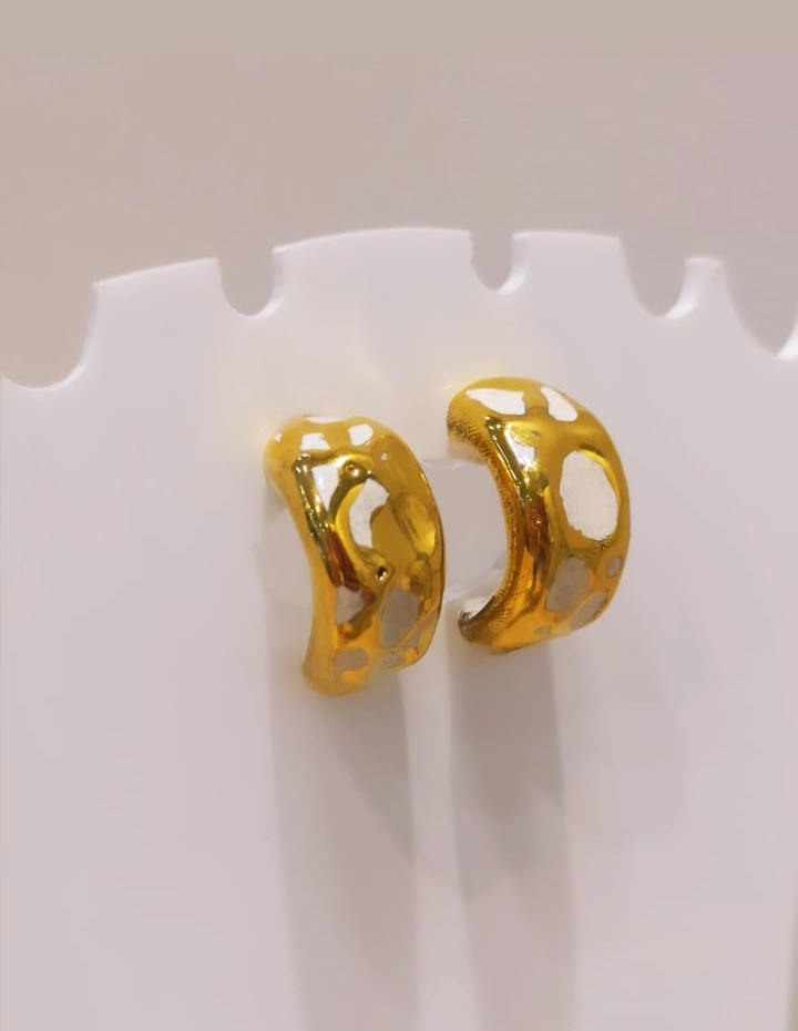 Серьги-конго / керамика / 2,3 см / EB 45 ( пр. Абая 141 ), фото 1