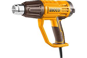 Строительный фен INGCO INDUSTRIAL 2000 Вт, ЖК-дисплей HG200058