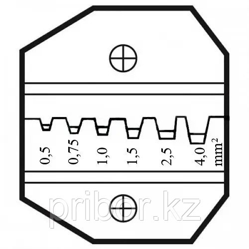 Pro`skit CP-236DE Насадка для обжима изолированных и неизолированных втулочных наконечников - фото 2 - id-p591629