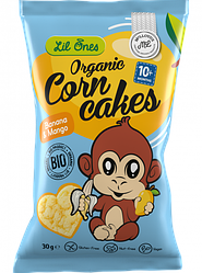 Снек кукурузный со вкусом банана и манго Lil Ones 30г