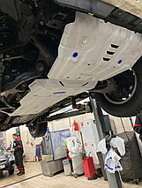 Комплект алюминиевой защиты радиатор + картер + КПП + РК + комплект крепежа, Toyota LC 150 Prado 2009-2023, фото 3