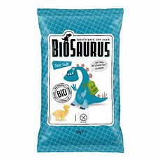 Снек кукурузный с морской солью Biosaurus 50г