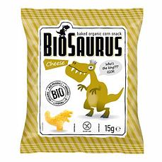 Снек кукурузный со вкусом сыра Biosaurus 15г