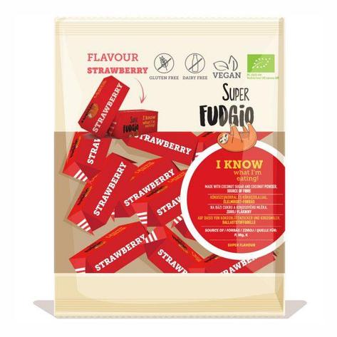 Конфеты Клубничные Super Fudgiо 150г, фото 1
