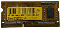 SODIMM 4Gb 1600 1.5V (память для ноутбуков) ZEPPELIN