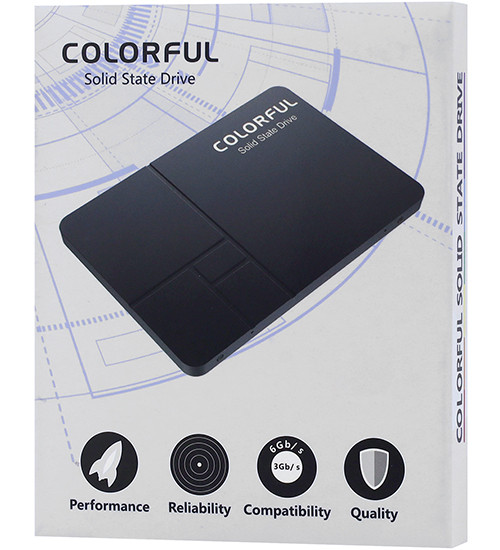 512 ГБ SSD диск Colorful SL500 (SL500 512GB) черный - фото 3 - id-p113420996
