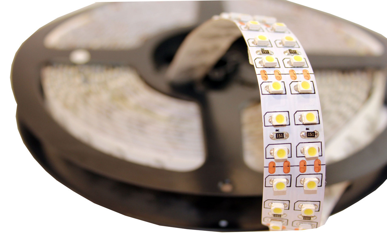 Лента светодиодная SMD2835-240L-24V двухрядная 3000К. 4000К 6500К бухта (10 метров)