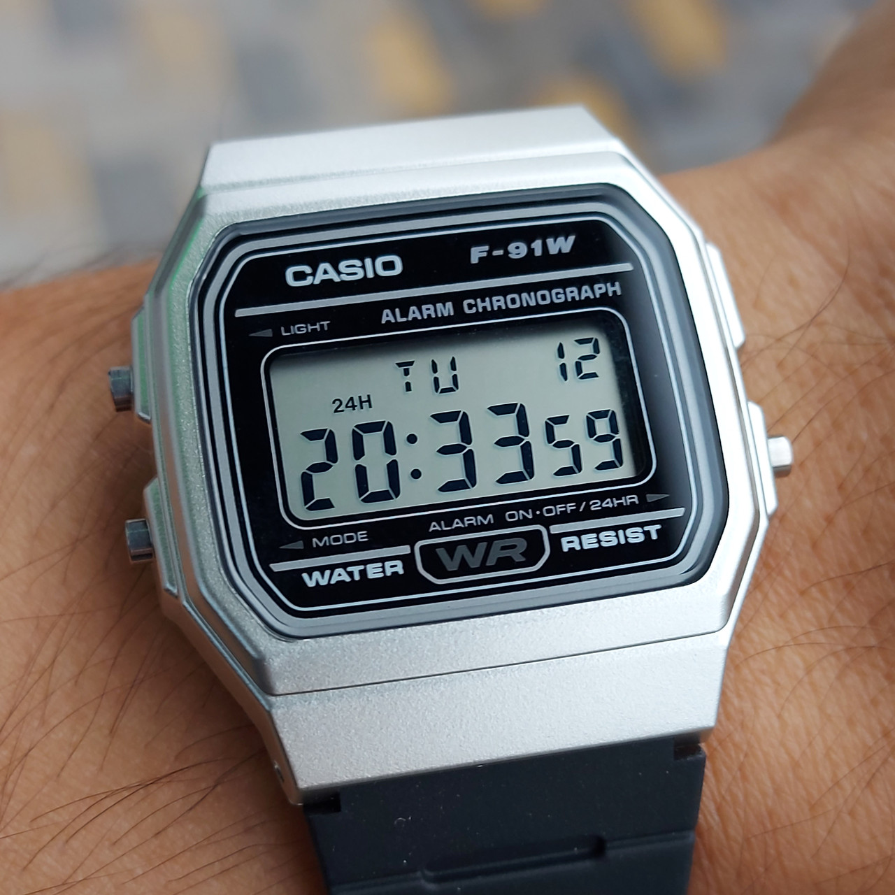 Винтажные Электронные наручные часы Casio F-91WM-7ADF. Оригинальные. Классические. Монтана. Подарок.