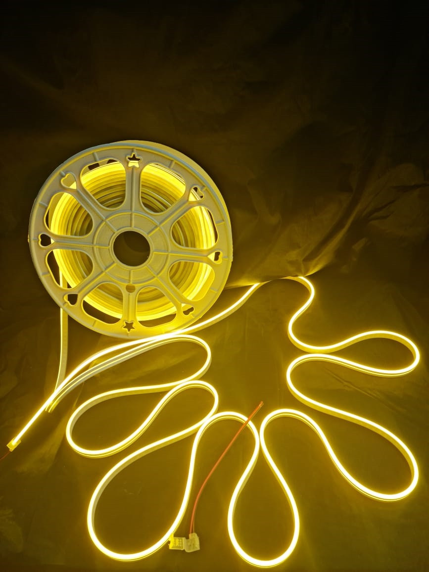 Неоновый шланг 12 вольт желтого цвета, фото 1