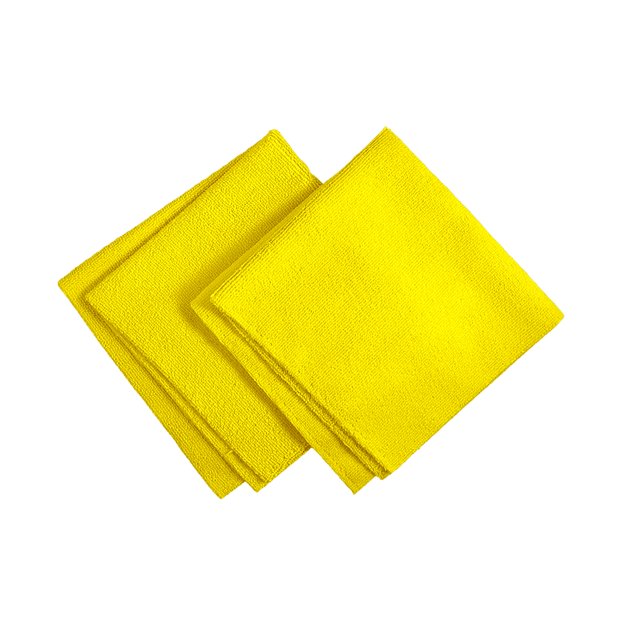 Салфетка Profi-Microfasertuch микрофибра 40*40 см желтая без оверлока 280 г 2 шт. - фото 2 - id-p113421746
