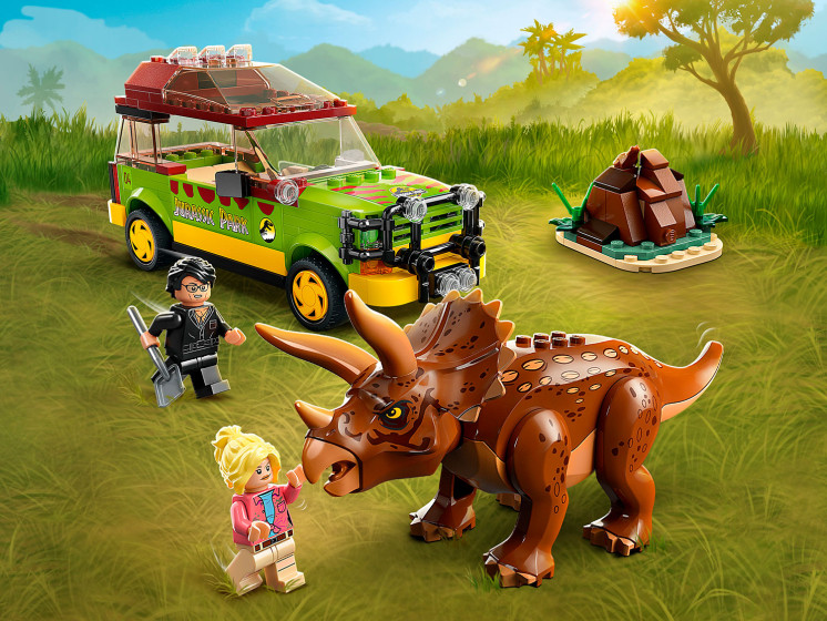 LEGO Jurassic World™ 76959 Поиски трицератопса, конструктор ЛЕГО