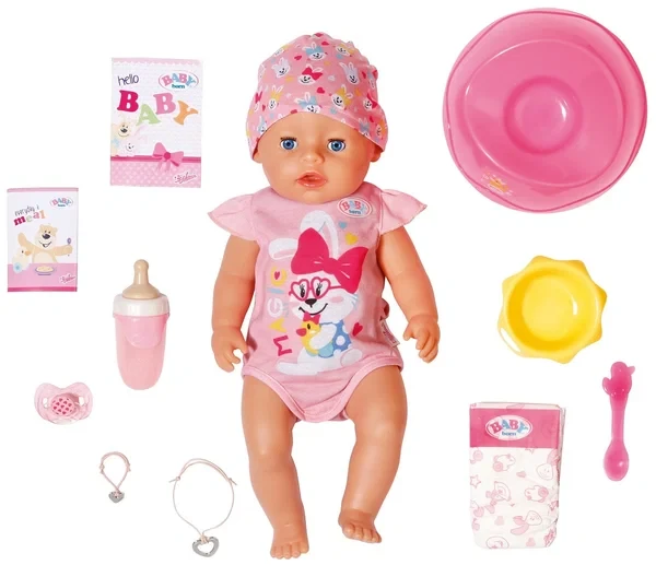 Baby Born Интерактивная кукла пупс девочка с магическими глазками