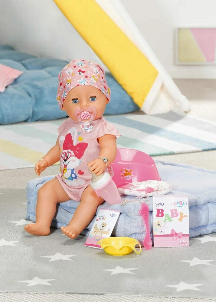 Baby Born Интерактивная кукла пупс девочка с магическими глазками